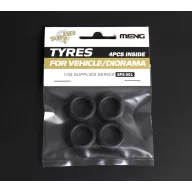 Meng Tyres for Vehicle/Diorama (4pcs) 1:35 (SPS-001)
