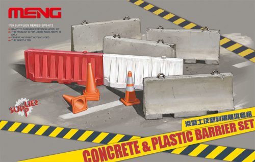 Meng Concrete & plastic barrier set 1:35 (SPS-012)