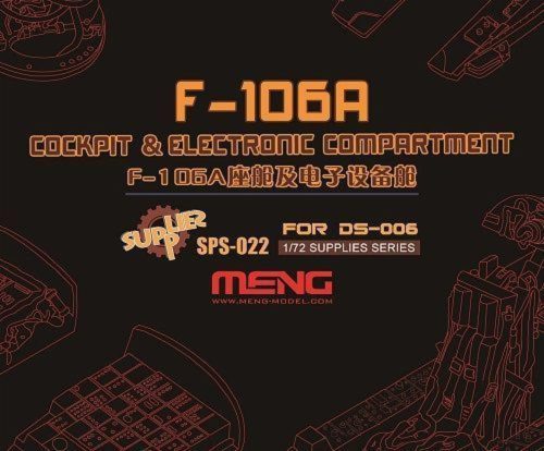 Meng F-106A Cockpit & Electronic Compartment (Resin) 1:72 (SPS-022)