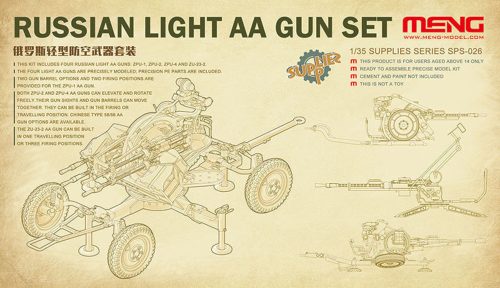 Meng Russian Light AA Gun Set 1:35 (SPS-026)