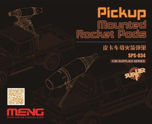 Meng Pickup Mounted Rocket Pods (Resin) 1:35 (SPS-034)