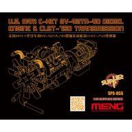   Meng U.S.M911 C-HET 8V-92TA-90 Diesel Engine & CLBT-750 Transmission(resin) 1:35 (SPS-055)