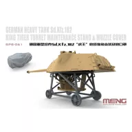   Meng German Heavy Tank Sd.Kfz.182 King Tiger Turret Maintenance Stand&Muzzle Cover(Resin 1:35 (SPS-061)