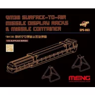   Meng 9M38 Surface-to-air Missile DisplayRacks & Missile Container (Resin) 1:35 (SPS-063)