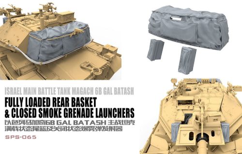 Meng Israel Main Battle Tank Magach 6B GAL BATASH Fully Loaded Rear Basket 1:35 (SPS-065)