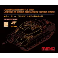   Meng Canadian Main Battle Tank Leopard C2 MEXAS Sand-Proof Canvas Cover(Resin) 1:35 (SPS-066)