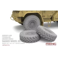   Meng Russian K-4386 Typhoon-VDV Armored Vehicle Sagged Wheel Set (RESIN) 1:35 (SPS-075)