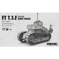   Meng French FT T.S.F Radio Version (incl. resin parts) 1:35 (SS-021)