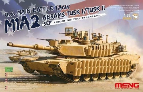 Meng U.S.Main Battle Tank M1A2 SEP AbramsTUSK TUSK I/TUSK II 1:35 (TS-026)