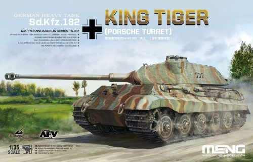 Meng German Heavy Tank Sd.Kfz.182 King Tiger (Porsche Turret) 1:35 (TS-037)