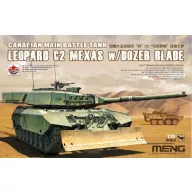   Meng Canadian Main Battle Tank Leopard C2 MEXAS w/Dozer Blade 1:35 (TS-041)