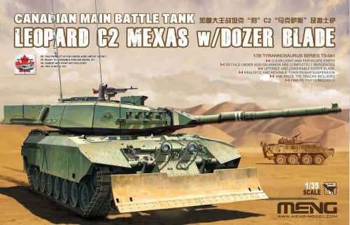 Meng Canadian Main Battle Tank Leopard C2 MEXAS w/Dozer Blade 1:35 (TS-041)