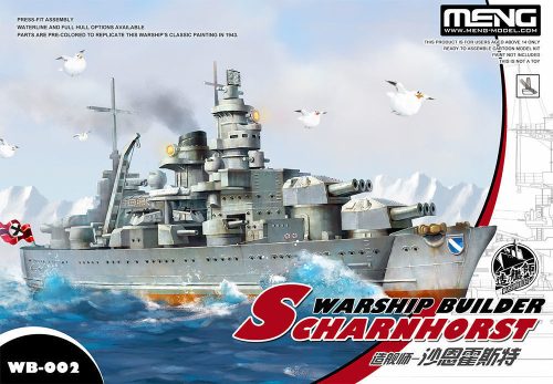 Meng Warship Builder-Scharnhorst(cartoonized model kit)  (WB-002)
