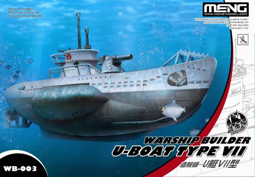 Meng Warship Builder- U-Boat Type VII (Cartoon Model)  (WB-003)
