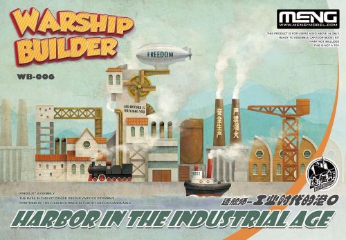 Meng Warship Builder-Harbor In The Industrial Age (CARTOON MODEL)  (WB-006)