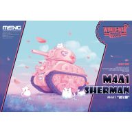 Meng M4A1 Sherman (Cartoon Model,Pink Color)  (WWP-002)