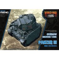 Meng German Medium Tank Panzer III(Cartoon  (WWT-005)