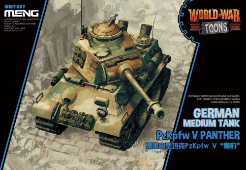 Meng German Medium Tank PzKpfw V Panther (Cartoon Model)  (WWT-007)