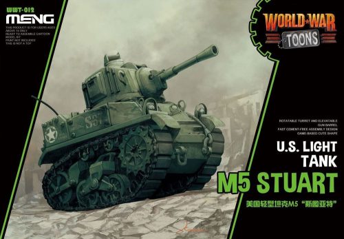 Meng U.S. Light Tank M5 Stuart (Cartoon Model  (WWT-012)