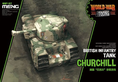 Meng British Infantry Tank Churchill (CARTOON MODEL)  (WWT-017)