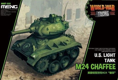 Meng U.S. Light Tank M24 Chaffee (CARTOON MODEL)  (WWT-018)