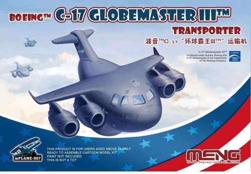Meng Boeing C-17 Globemaster III Transporter  (mPLANE-007)