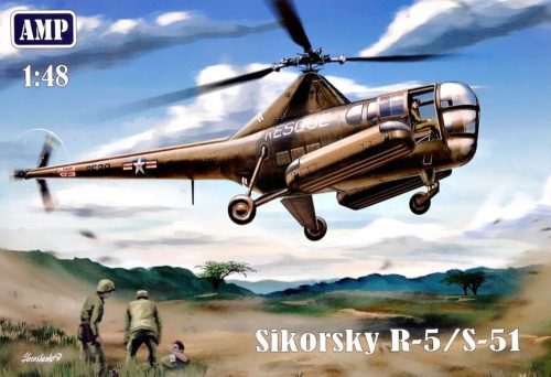 Micro Mir AMP Sikorsky R-5/S-51 USAF rescue 1:48 (AMP48002)