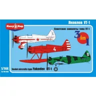   Micro Mir AMP Soviet aircraft t.Yakovlev UT-1,UT-1B,UT 1:144 (MM144-002)