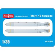 Micro Mir AMP US NAVY Mark 18 torpedo, 2 pcs 1:35 (MM35-020)