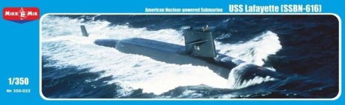 Micro Mir AMP U.S. nuclear-powered submarineLafayette (SSBN-616) 1:350 (MM350-022)
