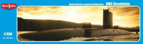 Micro Mir AMP HMS Resolution British nuclear-powered submarine 1:350 (MM350-026)