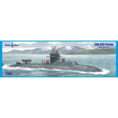 Micro Mir AMP SSN-683 Parche (late version) submarine 1:350 (MM350-039)