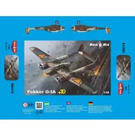 Micro Mir AMP Fokker G-IA + 3D details 1:48 (MM48-016-PLUS)