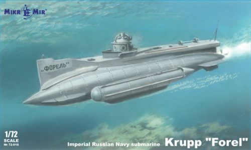 Micro Mir AMP Krupp Forel Imperial Russian Navy submarine 1:72 (MM72-018)