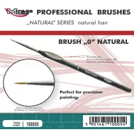 Mirage Hobby Brush Natural Size 0 (100005)