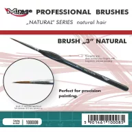 Mirage Hobby Brush Natural Size 3 (100008)