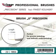  Mirage Hobby MIRAGE BRUSH PRECISION KOLINSKY SIZE 0  (100024)