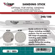   Mirage Hobby MIRAGE Sanding Stick Double Grid 180/240  (100036)