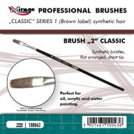   Mirage Hobby Brush Flat High Quality Classic Series 1 Size 2 (100043)