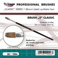   Mirage Hobby Brush Flat High Quality Classic Series 1 Size 5 (100046)