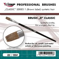   Mirage Hobby Brush Flat High Quality Classic Series 1 Size 8 (100049)