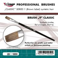   Mirage Hobby Brush Flat High Quality Classic Series 1 Size 9 (100050)