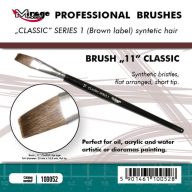   Mirage Hobby MIRAGE BRUSH FLAT HIGH QUALITY CLASSIC SERIES 1 size 11  (100052)