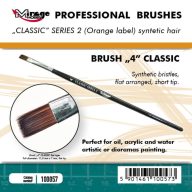   Mirage Hobby Brush Flat High Quality Classic Series 2 Size 4 (100057)