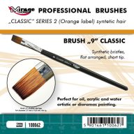   Mirage Hobby MIRAGE BRUSH FLAT HIGH QUALITY CLASSIC SERIES 2 size 9  (100062)