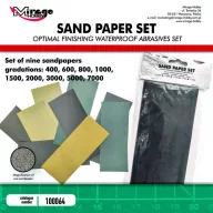   Mirage Hobby Sand Paper (9 Pcs: 400, 600, 800, 1000, 1500, 2000, 3000, 5000, 7000,) (100064)