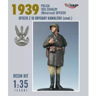   Mirage Hobby Polish Officer 1939 Motorised Artillery White Metal 1:35 (135001)