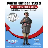   Mirage Hobby Polish Officer 1939'10th Motorised Brig. White Metal 1:35 (135002)