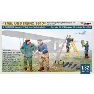   Mirage Hobby WWI German FA(A) Units Crew 'Emil und Franz 1917' w/Equipment 1:32 (320001)