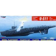   Mirage Hobby Deutsches U-Boot U 511 Typ IX B Turm I und WG42 1:400 (40042)